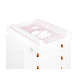 KIKKA BOO Αλλαξιέρα Μωρού Soft PVC Hippo Dreams Pink (70x50cm)