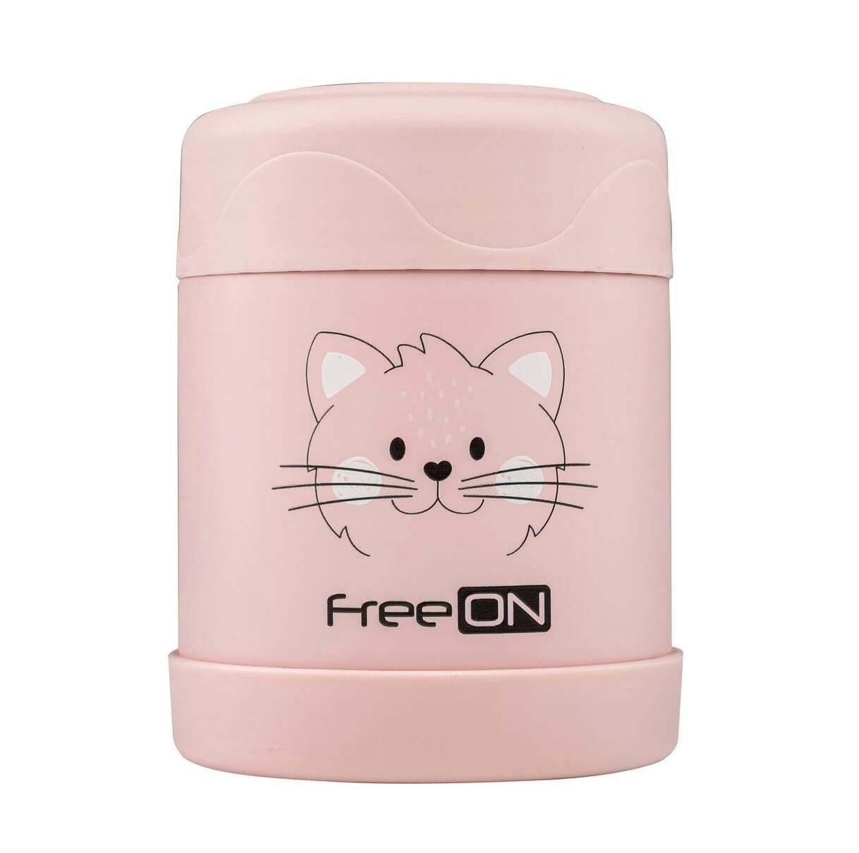 FREE ON Ανοξείδωτος Θερμός Φαγητού 350ml Kitty Pink