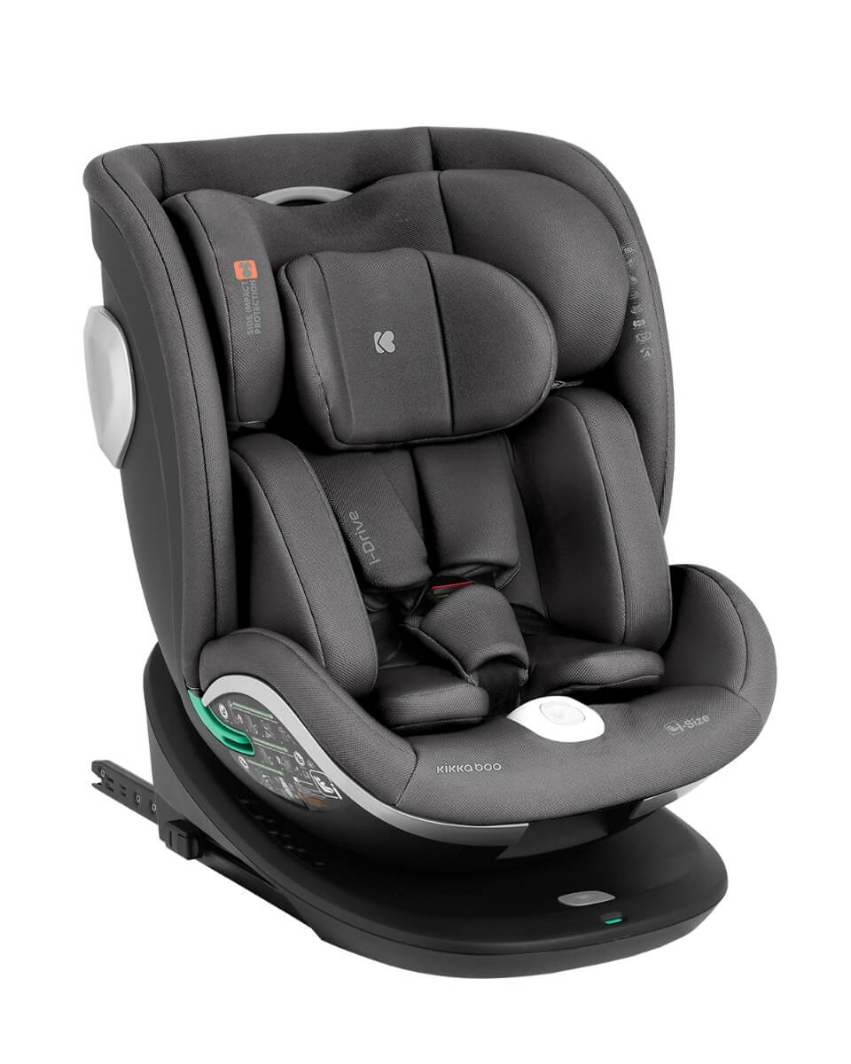 KIKKA BOO Κάθισμα Αυτοκινήτου i-Drive i-Size Dark Grey (40-150cm)