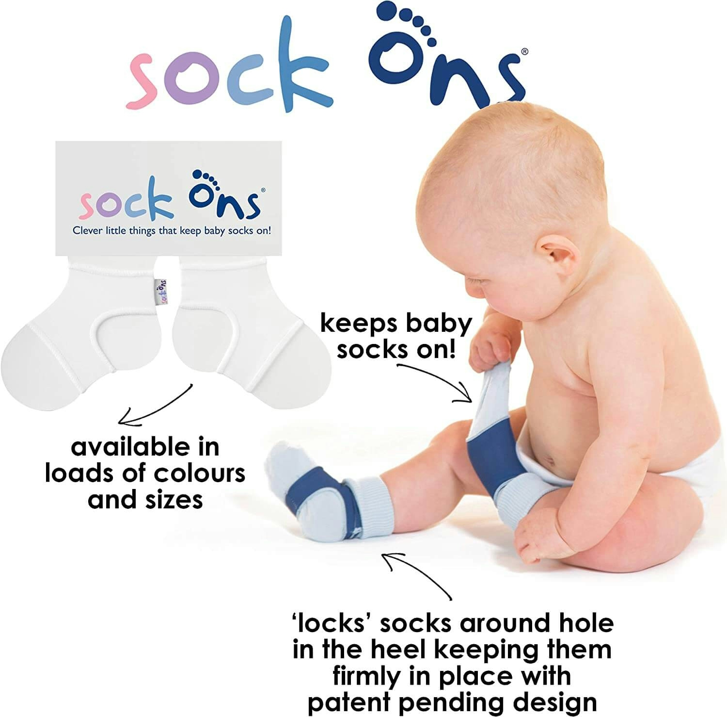 SOCK ONS Για Να Μην Βγάζει Το Μωρό Τις Κάλτσες Του (6-12 μηνών)