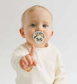 BIBS x LIBERTY Σετ Στρογγυλές Πιπίλες Latex Colour Bobo Ivory Mix (6-18 μηνών)