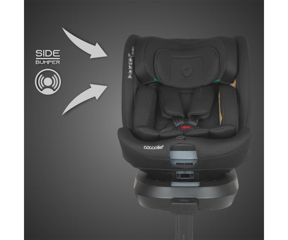 COCCOLLE Κάθισμα Αυτοκινήτου Isofix i-Size Ario 360° Midnight Black (40-150cm)