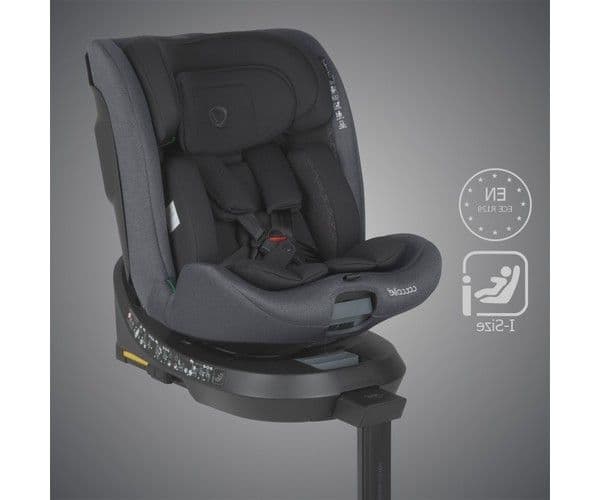 COCCOLLE Κάθισμα Αυτοκινήτου Isofix i-Size Ario 360° Anthracite (40-150cm)