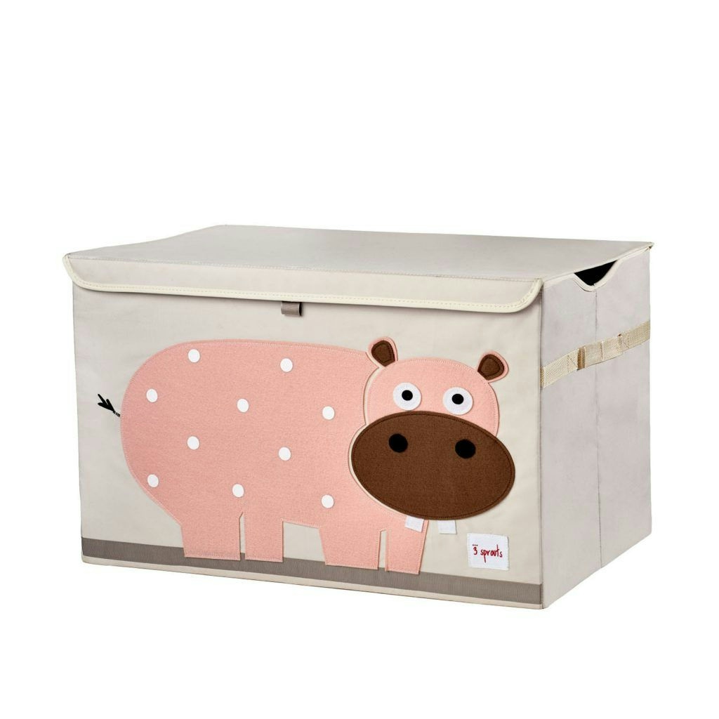 3 SPROUTS Κουτί Αποθήκευσης Παιχνιδιών Hippo
