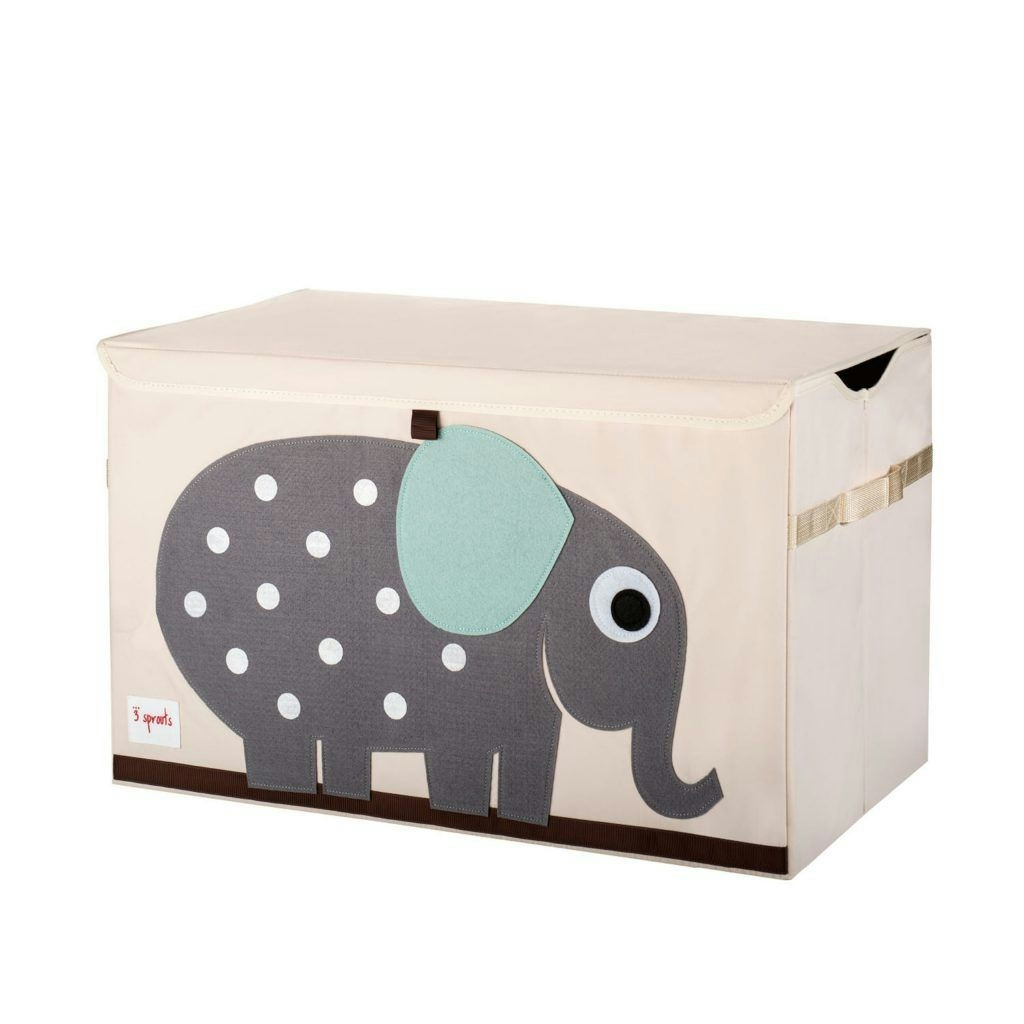3 SPROUTS Κουτί Αποθήκευσης Παιχνιδιών Elephant