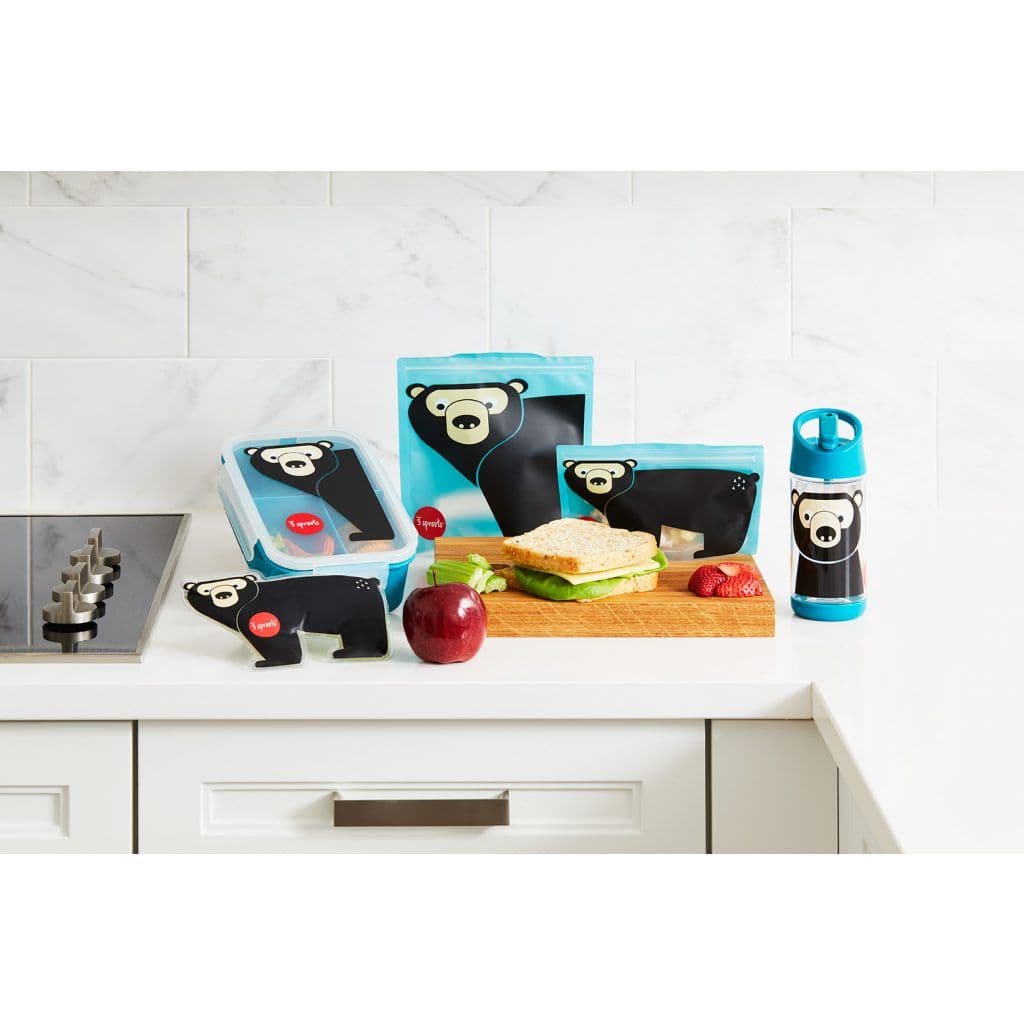 3 SPROUTS Παιδικό Παγούρι 350ml Bear (3+ ετών)