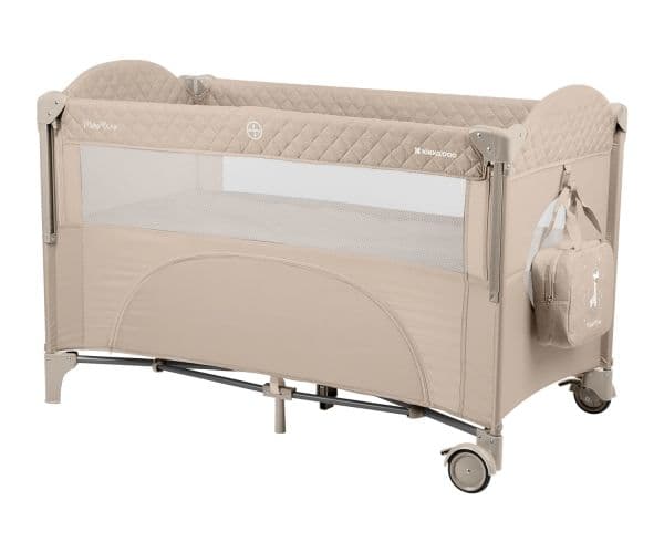 KIKKA BOO Παρκοκρέβατο 2 Επιπέδων Milky Way Beige 2023