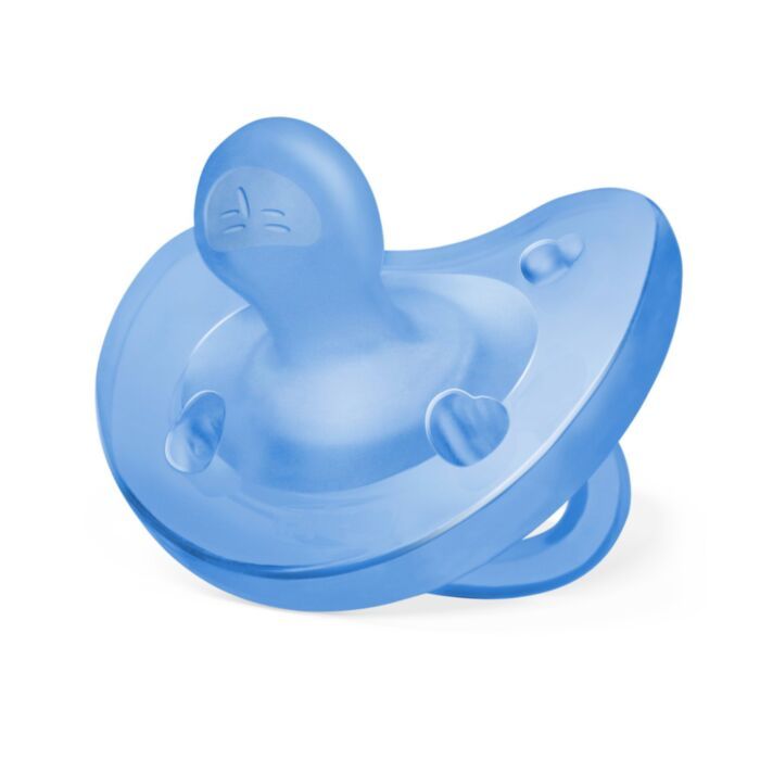 CHICCO Πιπίλα Όλο Σιλικόνη Physio Forma Soft Blue (6-16μηνών)