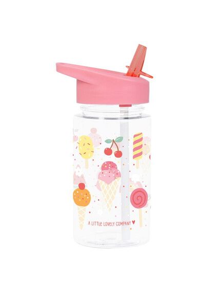 LITTLE LOVELY COMPANY Παιδικό Παγούρι Με Καλαμάκι Ice Cream 450ml (12+ μηνών)