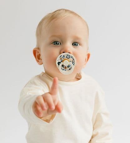 BIBS x LIBERTY Σετ Στρογγυλές Πιπίλες Latex Colour Bobo Ivory Mix (0-6 μηνών)