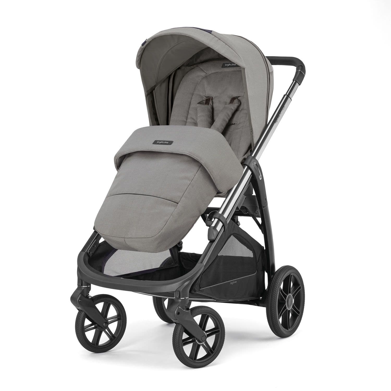 INGLESINA Καρότσι 3 Σε 1 Aptica System Quattro Darwin Infant Platinum Grey-Litio Black
