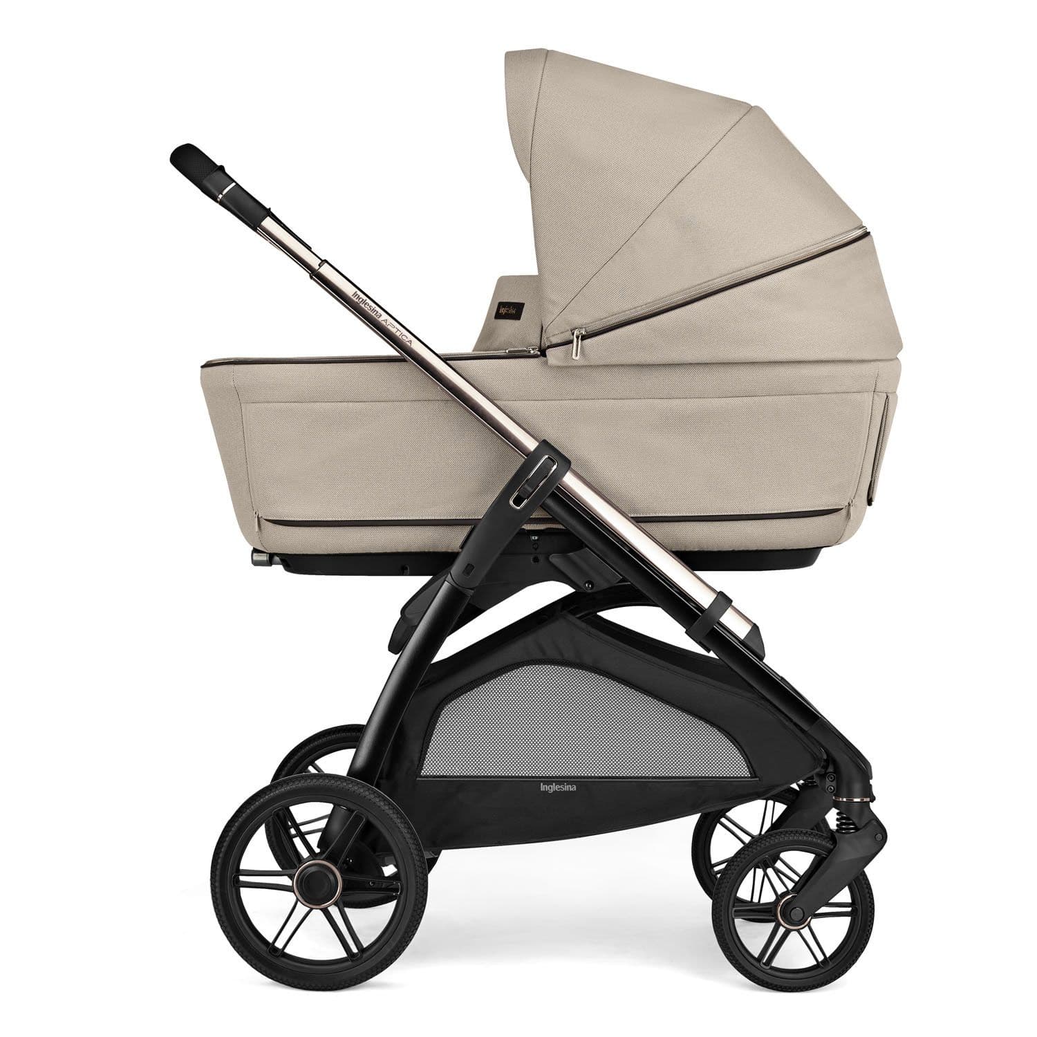 INGLESINA Καρότσι 3 Σε 1 Aptica System Quattro Darwin Infant Pashmina Beige-Palladio Black