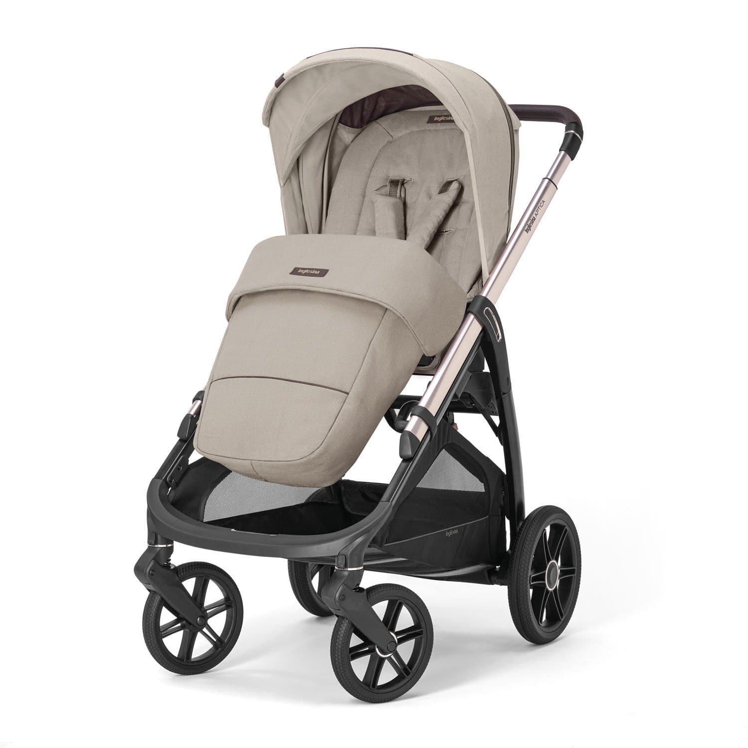 INGLESINA Καρότσι 3 Σε 1 Aptica System Quattro Darwin Infant Pashmina Beige-Palladio Black