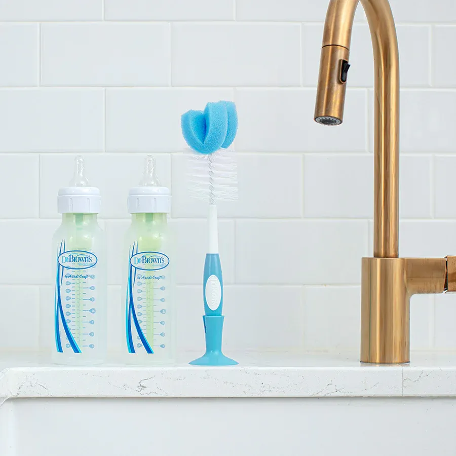 DR. BROWN’S Βούρτσα Καθαρισμού Μπιμπερό & Θηλών Blue