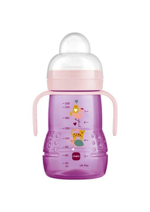 MAM Εκπαιδευτικό Ποτηράκι Trainer+ Girl 220ml (4+ μηνών)