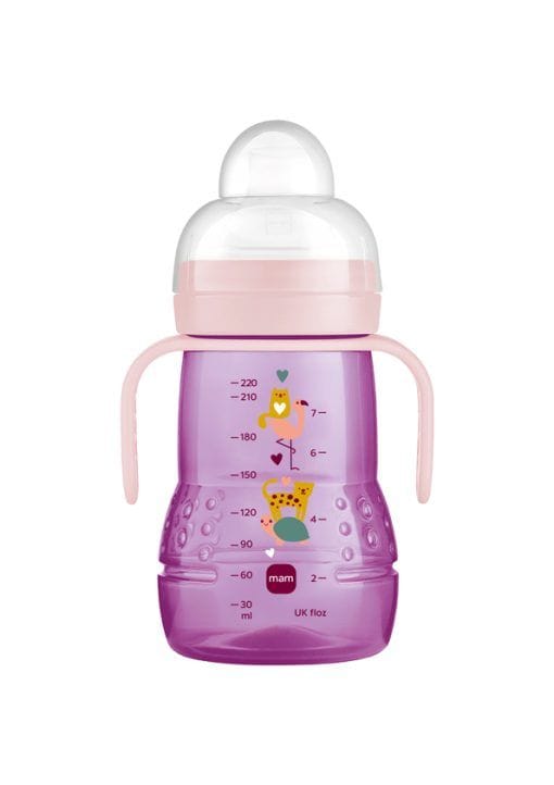 MAM Εκπαιδευτικό Ποτηράκι Trainer+ Girl 220ml (4+ μηνών)