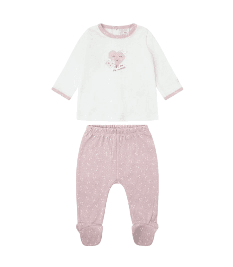 YATSI BABY Βρεφικό Βαμβακερό Σετ Ρούχων Interlock You Are The Sweetest