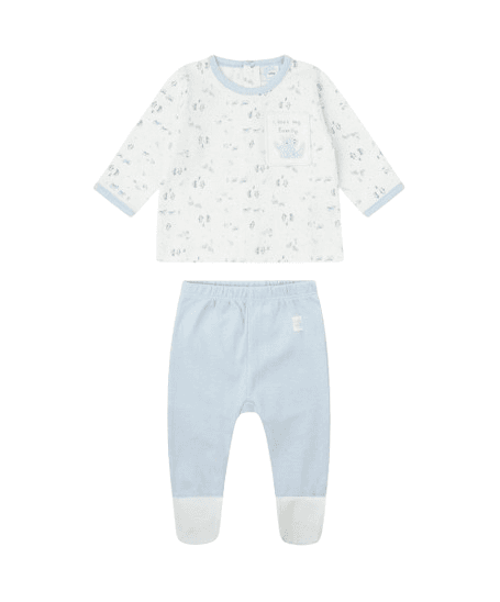 YATSI BABY Βρεφικό Βαμβακερό Σετ Ρούχων Interlock I Love My Family