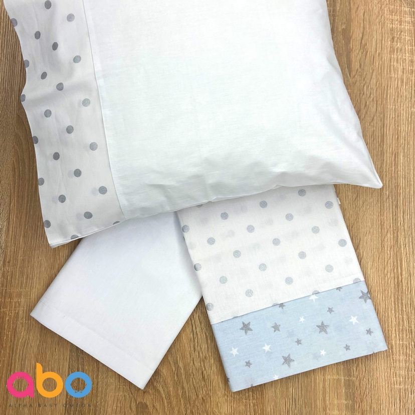 ABO Σετ Σεντόνια Λίκνου Fox Blue (3 Τεμάχια)