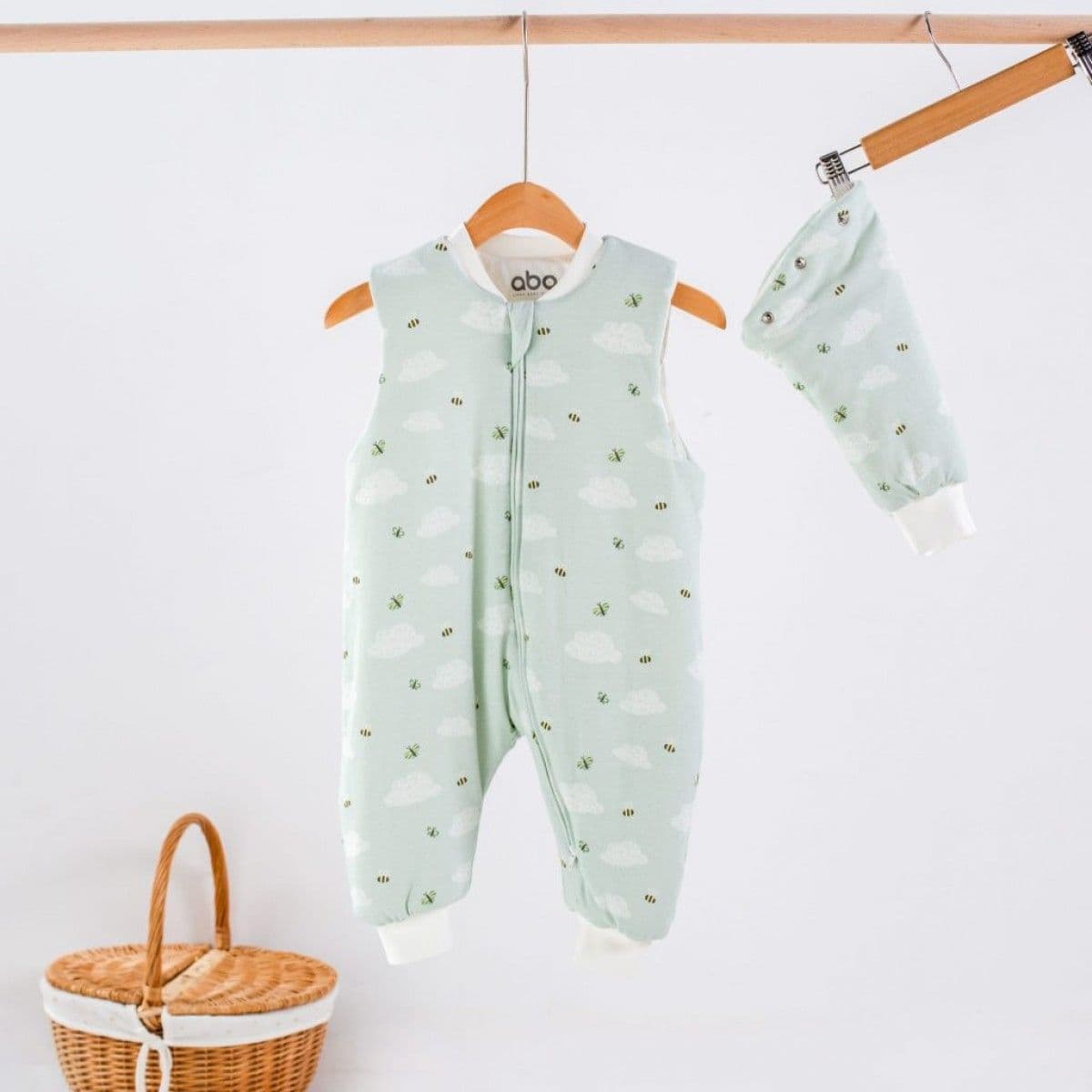 ABO Βρεφικός Υπνόσακος Με Αποσπώμενα Μανίκια Clouds (2.5 Tog)