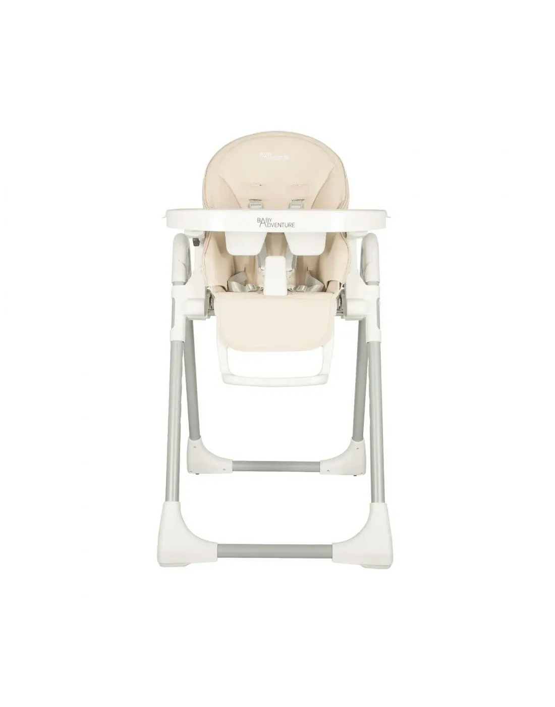 BABY ADVENTURE Καρέκλα Φαγητού Viva II Light Grey (6-36 μηνών)