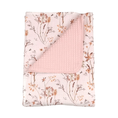 BABY STAR Πικέ Κουβέρτα Αγκαλιάς Με Επένδυση Elephant