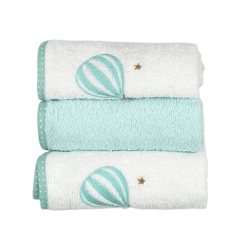 BABY STAR Σετ Πανάκια Ώμου Πετσετέ Air Balloon (3 Τεμάχια)