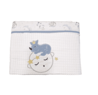 BABY STAR Βρεφική Κουβέρτα Κούνιας Πικέ Rhino