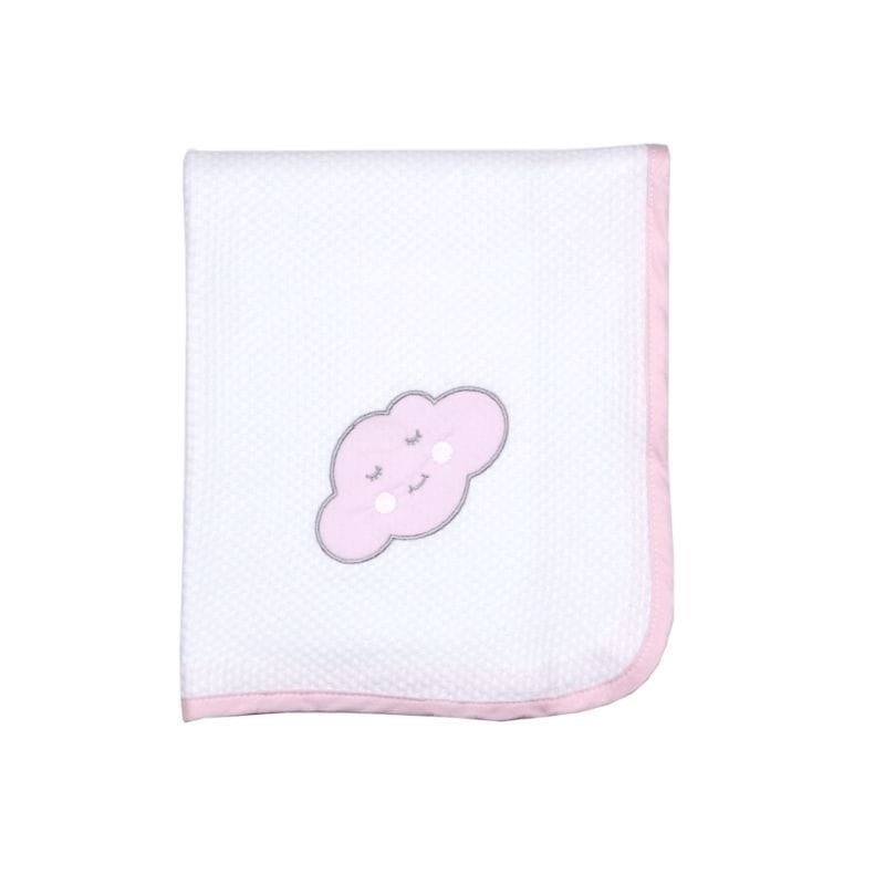 BABY STAR Πάνα Αγκαλιάς Πικέ Σύννεφο Ροζ