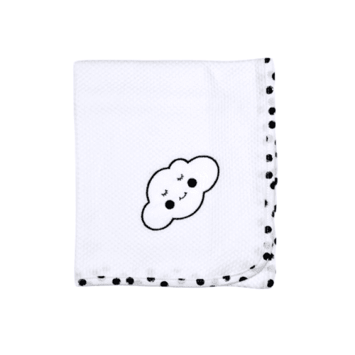 BABY STAR Πάνα Αγκαλιάς Πικέ Σύννεφο Μαύρο