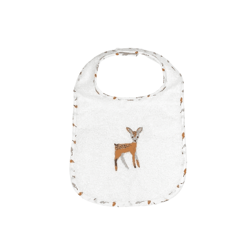 BABY STAR Βρεφική Σαλιάρα Πετσετέ Με Velcro Forest Friends (0+ μηνών)