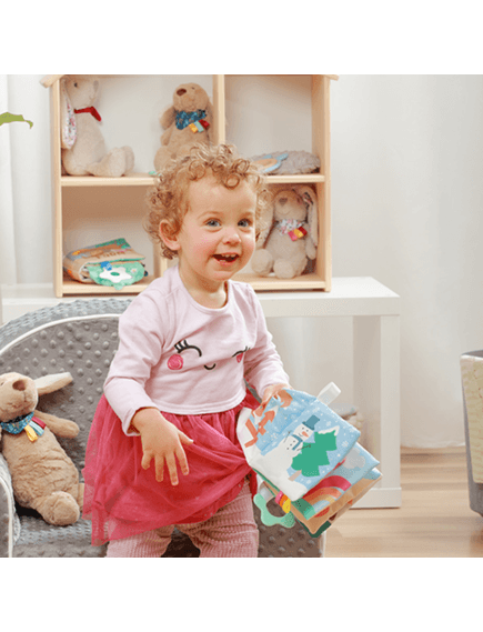 BABYONO Εκπαιδευτικό Υφασμάτινο Βιβλίο Με Μασητικό Seasons First Book (0+ μηνών)