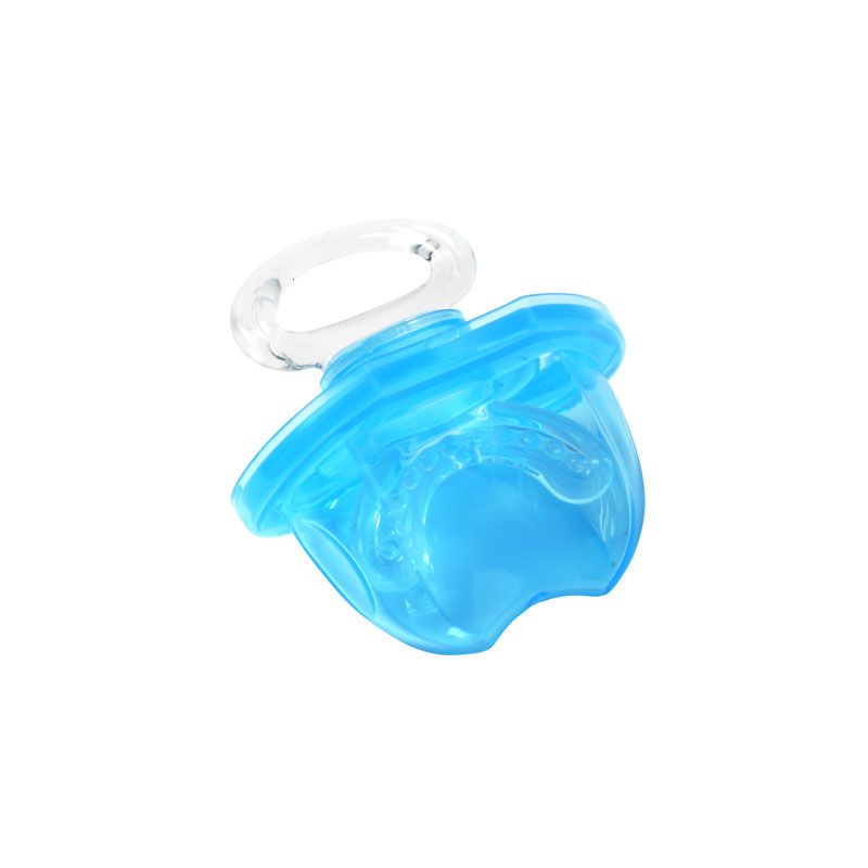 BABYONO Μασητικό Σιλικόνης Μασελάκι Για Μωρά Blue (3+ μηνών)