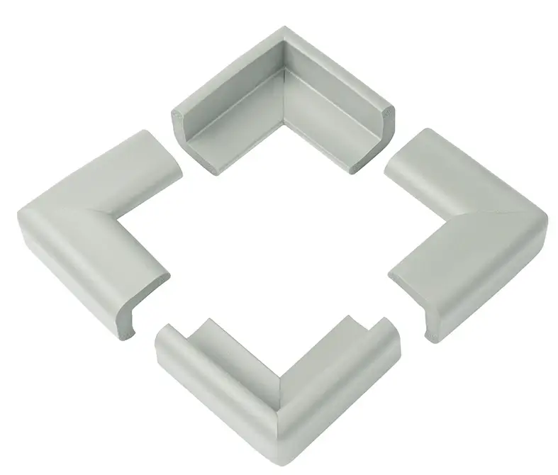 BABYONO Προστατευτικά Για Γωνίες Από Αφρώδες Υλικό Grey (4 Τεμάχια)