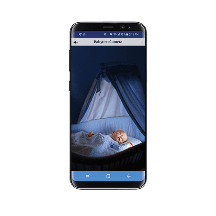 BABYONO Wi-Fi Αμφίδρομη Ενδοεπικοινωνία Μωρού Με Περιστρεφόμενη Κάμερα