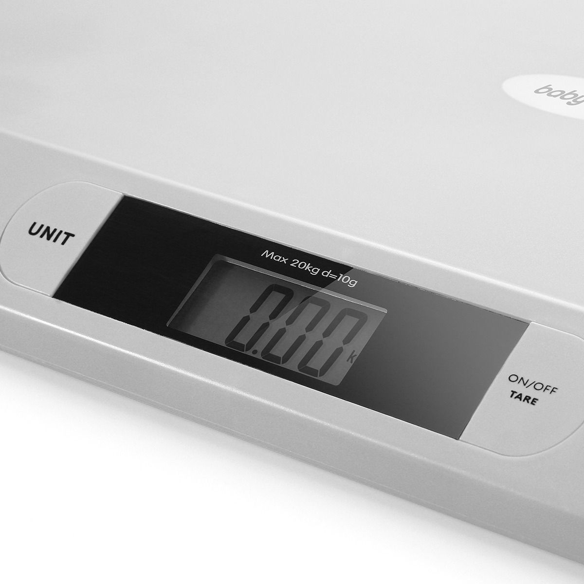 BABYONO Βρεφική Ψηφιακή Ζυγαριά White (0-20 kg)