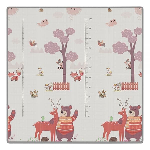 BEBE STARS Αδιάβροχο Αφρώδες Χαλάκι Δαπέδου Animals (150×150 cm)