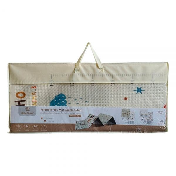 BEBE STARS Αδιάβροχο Αφρώδες Χαλάκι Δαπέδου Boho (180×200 cm)