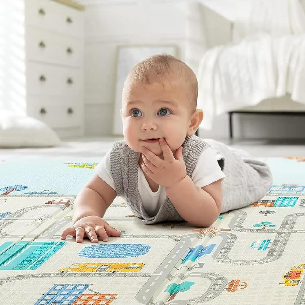 BEBE STARS Αδιάβροχο Αφρώδες Χαλάκι Δαπέδου Boho (180×200 cm)