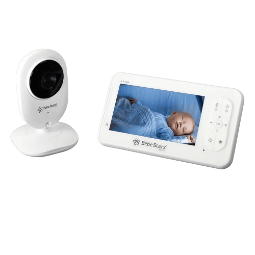 BEBE STARS Αμφίδρομη Ενδοεπικοινωνία Μωρού Με Κάμερα 4.3''