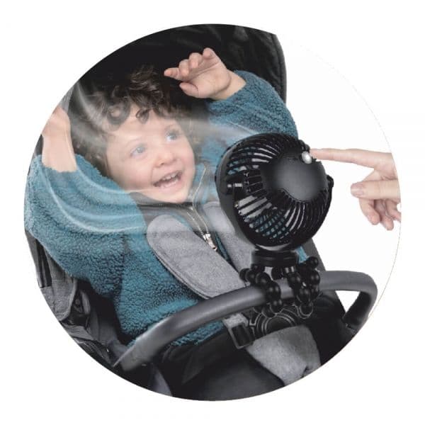 BEBE STARS Επαναφορτιζόμενος Ανεμιστήρας Για Καρότσι Μωρού