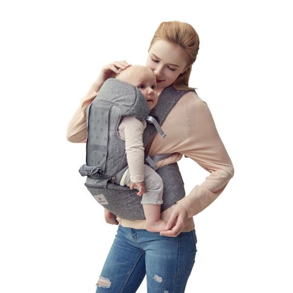 BEBE STARS Εργονομικό Μάρσιπο Cuddle Smoked Grey (0-36 μηνών)