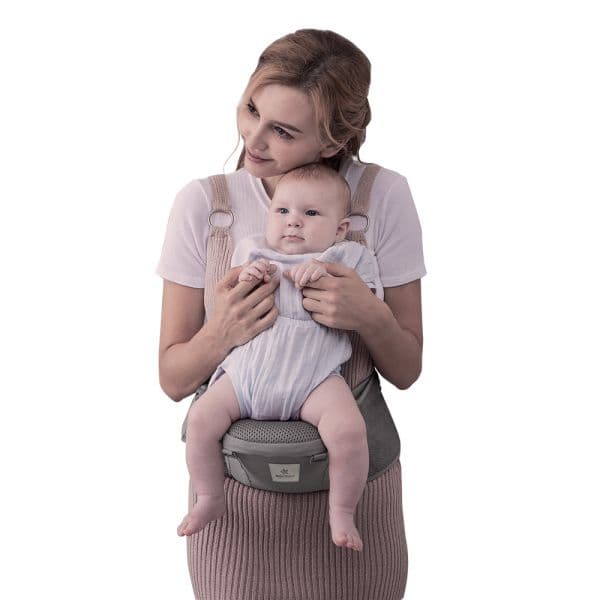 BEBE STARS Εργονομικό Μάρσιπο Hug Me Smoked Grey (4-36 μηνών)