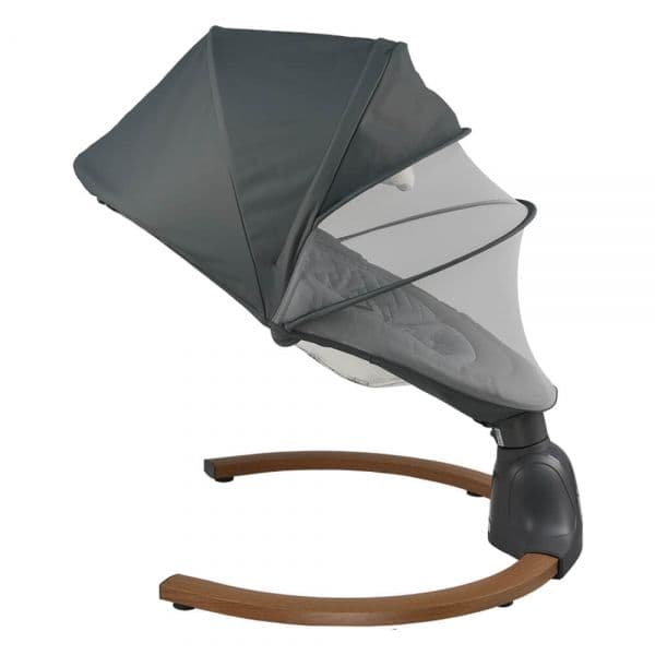 BEBE STARS Ηλεκτρικό Ρηλάξ Μωρού Fluffy Smoked Grey (0-9 kg)