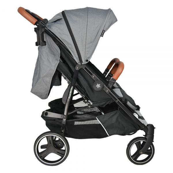 BEBE STARS Καρότσι Διδύμων Double Trouble Grey