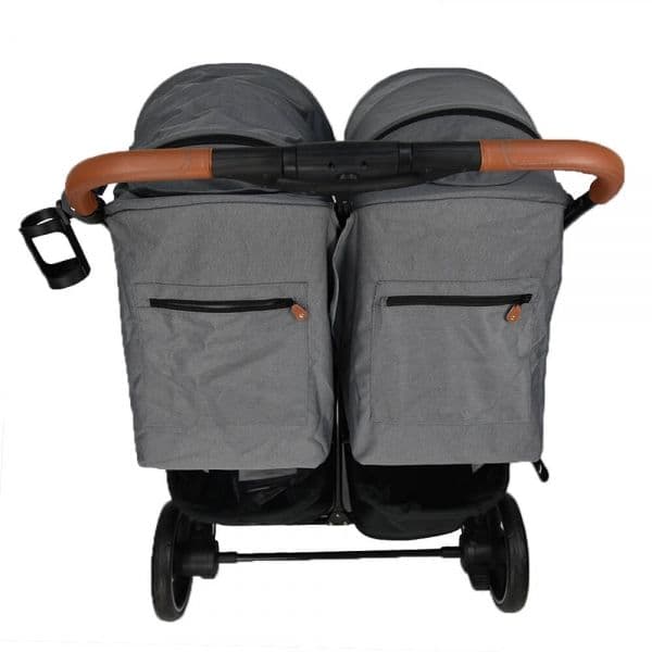 BEBE STARS Καρότσι Διδύμων Double Trouble Grey