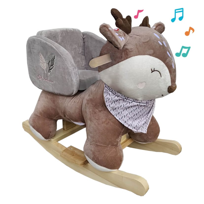 BEBE STARS Κουνιστό Μουσικό Παιχνίδι Ελαφάκι (12+ μηνών)