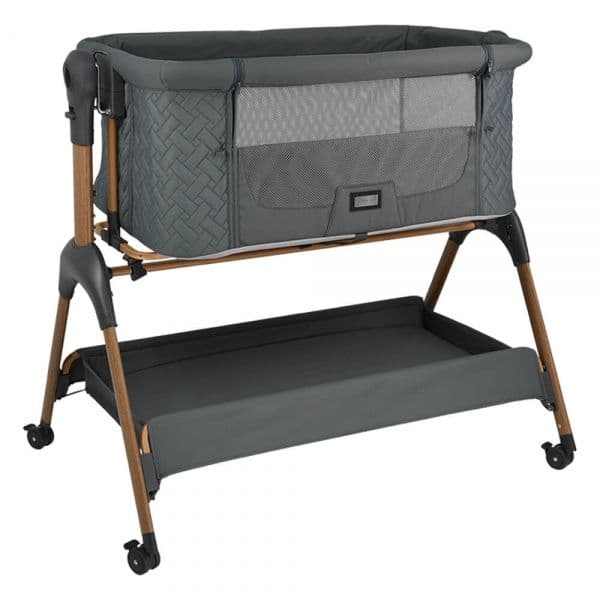 BEBE STARS Λίκνο Μωρού Με Κουνουπιέρα Style 2in1 Smoked Grey