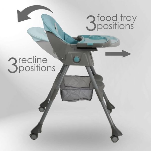 BEBE STARS Κάθισμα Φαγητού 2in1 Comfy Petrol (6-36 μηνών)