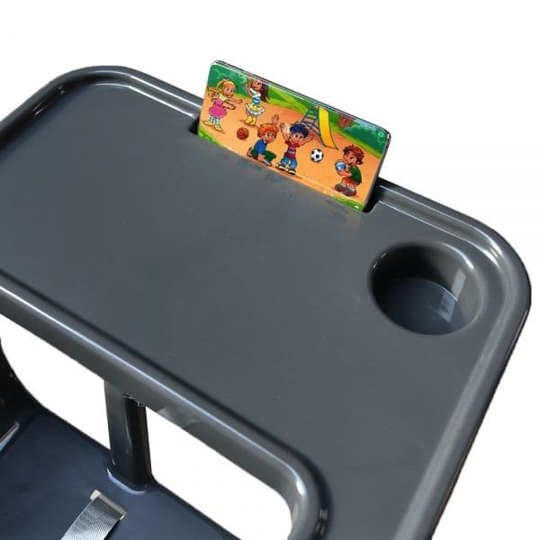 BEBE STARS Παιδικό Κάθισμα Φαγητού Joy 2in1 Grey (6-36 μηνών)